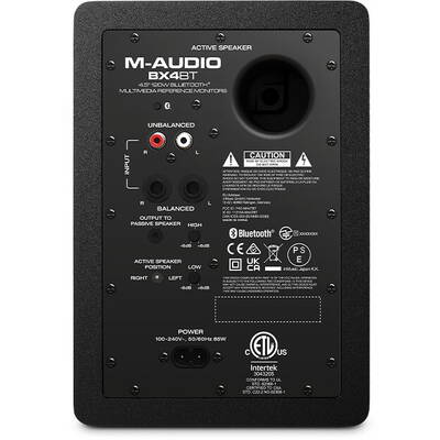 Difuzor M-AUDIO BX4 negru cu fir 50 W