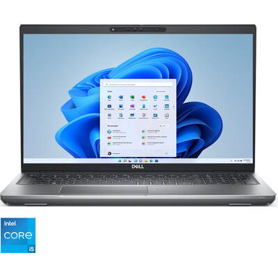 Laptop Dell 15.6'' Latitude 5531 (seria 5000), FHD, Procesor Intel Core i5-12600H (18M Cache, up to 4.50 GHz), 16GB DDR5, 512GB SSD, GeForce MX550 2GB, Win 11 Pro, 3Yr BOS