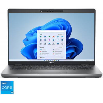 Laptop Dell 14'' Latitude 5431 (seria 5000), FHD, Procesor Intel Core i5-1250P (12M Cache, up to 4.40 GHz), 16GB DDR5, 512GB SSD, GeForce MX550 2GB, Win 11 Pro, 3Yr BOS