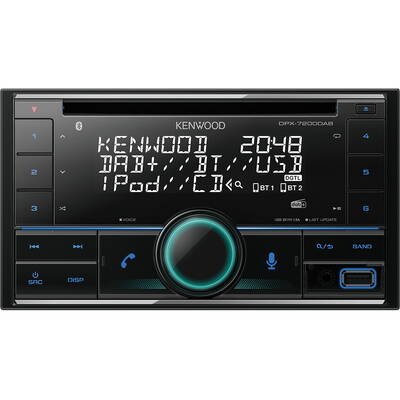 Player Auto Kenwood DPX-7200DAB Negru 50 W Bluetooth