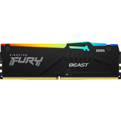 Memorie RAM Kingston FURY Beast RGB 32GB DDR5 5200MHz CL40