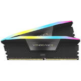 Memorie RAM Corsair Vengeance RGB Black 32GB DDR5 6200MHz CL40 Dual Channel Kit
