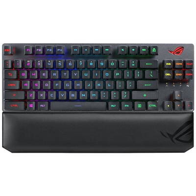 Tastatura Gaming ASUS ROG STRIX SCOPE RX TKL WL DELUXE PBT, ROG RX Red, Mecanica