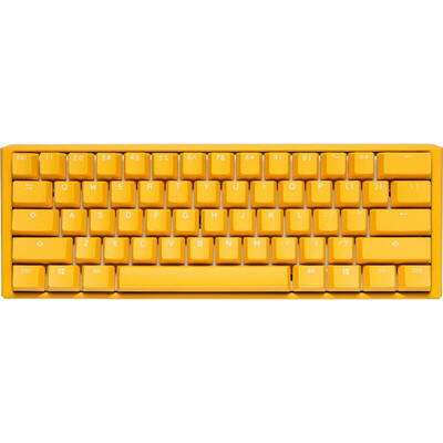 Tastatura Ducky Gaming One 3 Yellow Mini RGB Cherry MX Brown Mecanica