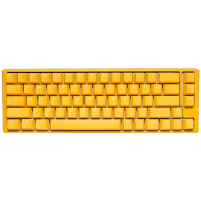 Tastatura Ducky Gaming One 3 Yellow SF RGB Cherry MX Silver Mecanica