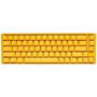 Tastatura Ducky Gaming One 3 Yellow SF RGB Cherry MX Silent Red Mecanica