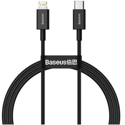 Baseus Cablu date Superior USB Typ C- Lightning fast charging ,20 W, 1 m, Negru