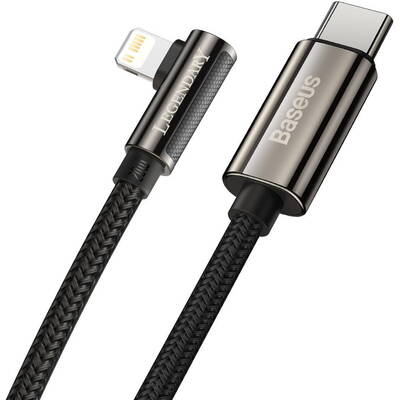 Baseus Cablu date Game Elbow USB Tip C - Lightning 20W, 2m,  Negru