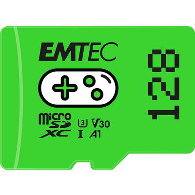 Card de Memorie Emtec mSD 128GB UHSI U3 V30 A1 Gaming