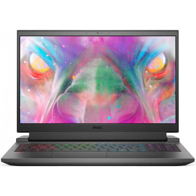 Laptop Dell Gaming 15.6'' G15 5511, FHD 120Hz, Procesor Intel Core i5-11260H (12M Cache, up to 4.40 GHz), 16GB DDR4, 512GB SSD, GeForce RTX 3050 4GB, Linux, Dark Shadow Grey, 3Yr BOS