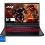 Laptop Acer Gaming 15.6'' Nitro 5 AN515-57, FHD IPS 144Hz, Procesor Intel Core i7-11800H (24M Cache, up to 4.60 GHz), 16GB DDR4, 1TB SSD, GeForce RTX 3060 6GB, Win 11 Home, Black