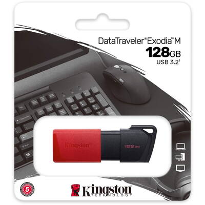 Memorie USB Kingston DataTraveler Exodia M 128GB USB 3.2