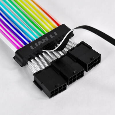 Modding PC Lian Li Strimer Plus Triple 8-Pin RGB PCIe VGA Alimentare + Telecomanda