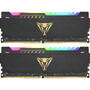Memorie RAM Patriot Viper Steel RGB 16GB DDR4 3200MHz CL16 Dual Channel Kit