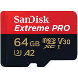 Card de Memorie SanDisk Extreme PRO 64 GB MicroSDXC UHS-I Class 10 + SD Adapter