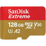 Card de Memorie SanDisk micro SDXC Extreme 128GB USH-I U3 Class 10 100MB/s + Adaptor SD