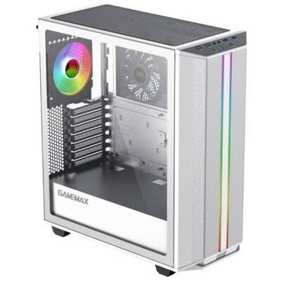 Carcasa PC Gamemax Precision White ARGB