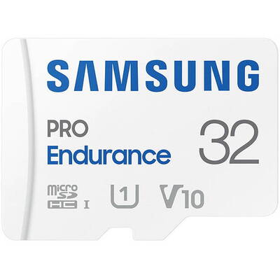 Card de Memorie Samsung Micro SDHC PRO Endurance (2022) UHS-1 Clasa 10 32GB + Adaptor SD