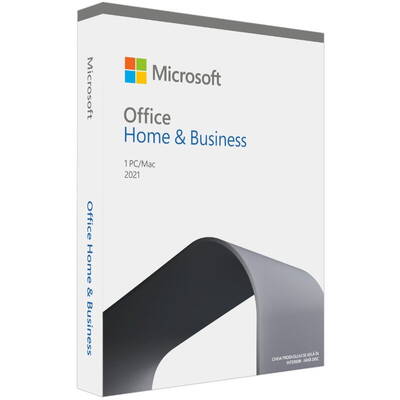 Microsoft Aplicatie Office Home and Business 2021 64-bit, Romana, 1 PC, Medialess Retail