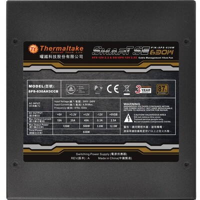 Sursa PC Thermaltake Smart SE 630W Modular