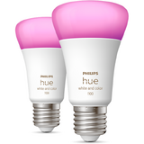 Hue E27 double pack 2x800lm 75W - White & Color Amb.