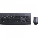 Kit Periferice Lenovo Tastatura + Mouse Professional Combo, Wireless, Black