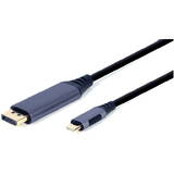 3.0 USB-C Male - DisplayPort Male, 1.8m, gri