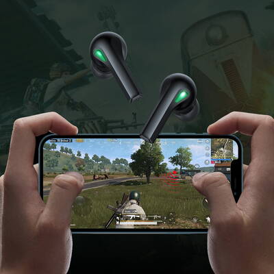 Casti Bluetooth Joyroom EarBuds TWS Bluetooth 5.0 Gaming pentru jucători Negru