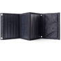 choetech incarcator solar de calatorie pliabil 22W panou solar 2x USB 5V / 2.4A / 2.1A panou solar (82 x 24 cm) negru (SC005)