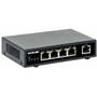 Switch Intellinet 561839 IEEE 802.3at/af 5-port Gigabit PoE Black