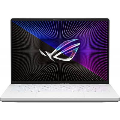 Laptop Asus Gaming 14'' ROG Zephyrus G14 GA402RK, QHD+ 120Hz, Procesor AMD Ryzen 9 6900HS (16M Cache, up to 4.9 GHz), 16GB DDR5, 1TB SSD, Radeon RX 6800S 8GB, Win 11 Home, Moonlight White AniMe Matrix