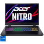 Laptop Acer Gaming 17.3'' Nitro 5 AN517-55, QHD IPS 165Hz, Procesor Intel Core i7-12700H (24M Cache, up to 4.70 GHz), 16GB DDR4, 1TB SSD, GeForce RTX 3070 Ti 8GB, No OS, Obsidian Black