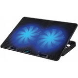 Coolpad Laptop Spacer Gaming 2F, pana la 17.3 inch, 2 ventilatoare 140mm, iluminare LED