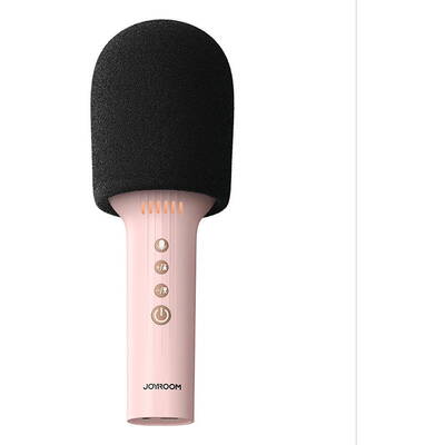 Microfon Joyroom Wireless karaoke with Bluetooth 5.0 speaker 1200mAh Pink