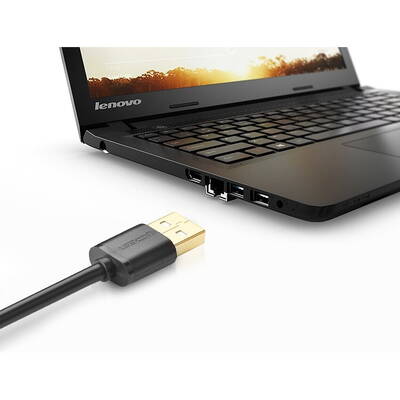 Adaptor UGREEN cablu USB (fema) - USB (tata) 2m negru