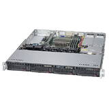 Super5019S-MR 1U, Procesor Intel Xeon E3-1275 v6 3.8GHz Kaby Lake, 16GB ECC UDIMM RAM, 2x 2TB SATA 7.2K 6G HDD, 4x Hot Plug LFF