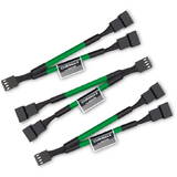 Chromax Set cablu Y-splitter pentru ventilatoare Verde