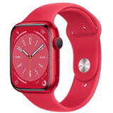 Watch S8, 45mm Aluminium (Product) Red cu (Product) Red Sport Band Regular + GPS