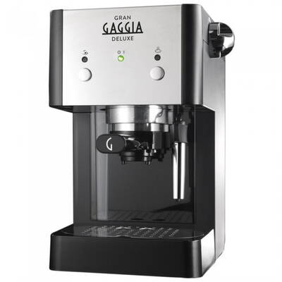 Espressor Gaggia Gran Deluxe Negru, 950W, 15bar, 1L