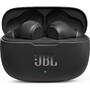 Casti Bluetooth JBL Wave 200TWS, True Wireless, Bluetooth, Deep Bass, IPX2, Touch Control, Negru