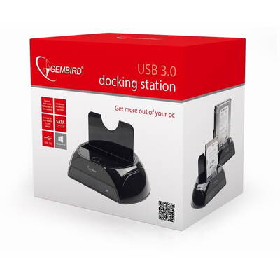 Rack HDD docking station Gembird, For 2.5'' and 3.5'' SATA hard drives