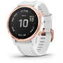 Smartwatch Garmin Fenix 6S PRO, roz-auriu, curea silicon alb