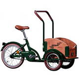 Pegas Bicicleta copii Mini Cargo, 1S, cadru otel 7inch, 1 viteza, roti F/S 12-16inch, verde smarald