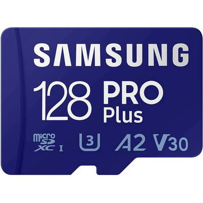 Card de Memorie Samsung Micro SDXC PRO Plus (2021) UHS-I U3 Clasa 10 128GB