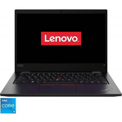 Laptop Lenovo 13.3'' ThinkPad L13 Gen 2, FHD IPS, Procesor Intel Core i5-1135G7 (8M Cache, up to 4.20 GHz), 16GB DDR4, 512GB SSD, Intel Iris Xe, No OS, Black