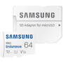 Card de Memorie Samsung Micro SDXC PRO Endurance (2022) UHS-1 Clasa 10 64GB + Adaptor SD
