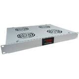 Rack Alantec Ventilation panel 19" 1U, 4 fans, thermostat, grey