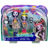 MATTEL Dolls Enchantimals Sage Skunk and Sabella dolls sisters