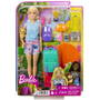 MATTEL Barbie Camping Barbie Malibu + accessories
