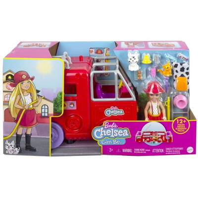 MATTEL Barbie Chelsea Firetruck Playset